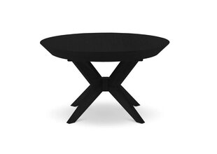 Стол Micadoni Virginia, 120/220x120x76 см, черный цвет цена и информация | Кухонные и обеденные столы | hansapost.ee
