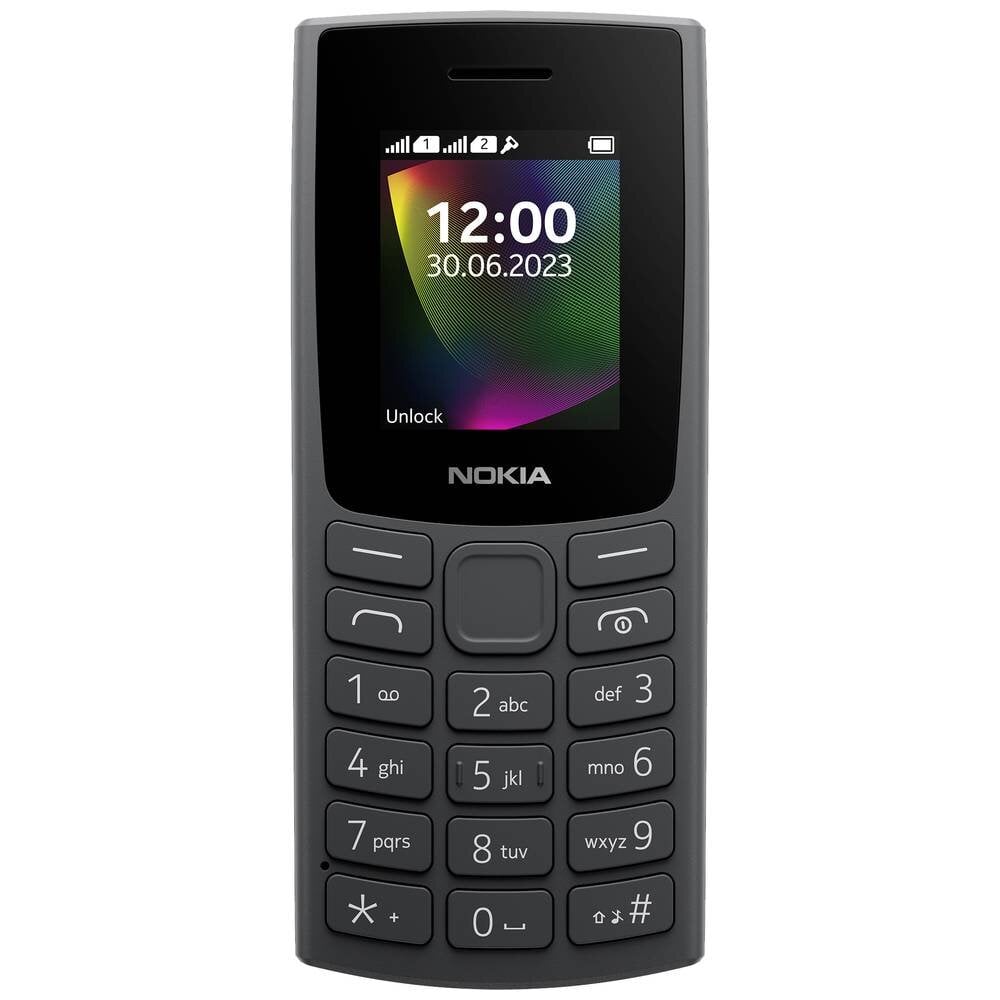 Nokia 105 (2023) TA-1569 Single SIM Charcoal цена и информация | Telefonid | hansapost.ee