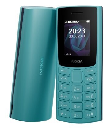 Nokia 105 (2023) TA-1551 4G Dual SIM Blue hind ja info | Telefonid | hansapost.ee