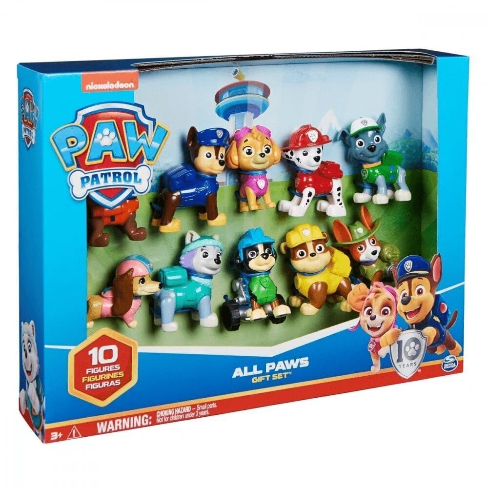 Figuuride komplekt Paw Patrol (Käpapatrull), 6065255 hind ja info | Mänguasjad poistele | hansapost.ee