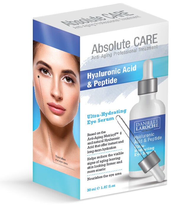 Silmaseerum Absolute Care Hyaluronic Acid & Peptide, 30 ml hind ja info | Silmakreemid ja seerumid | hansapost.ee