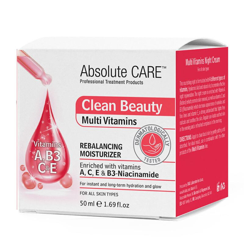 Niisutav näokreem Absolute Care Multi Vitamins, 50 ml цена и информация | Näokreemid | hansapost.ee