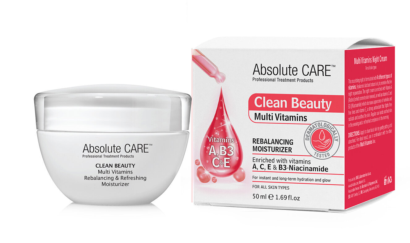 Niisutav näokreem Absolute Care Multi Vitamins, 50 ml цена и информация | Näokreemid | hansapost.ee