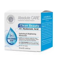 Niisutav ja sära andev näokreem Absolute Care Hyaluronic Acid, 50 ml hind ja info | Näokreemid | hansapost.ee