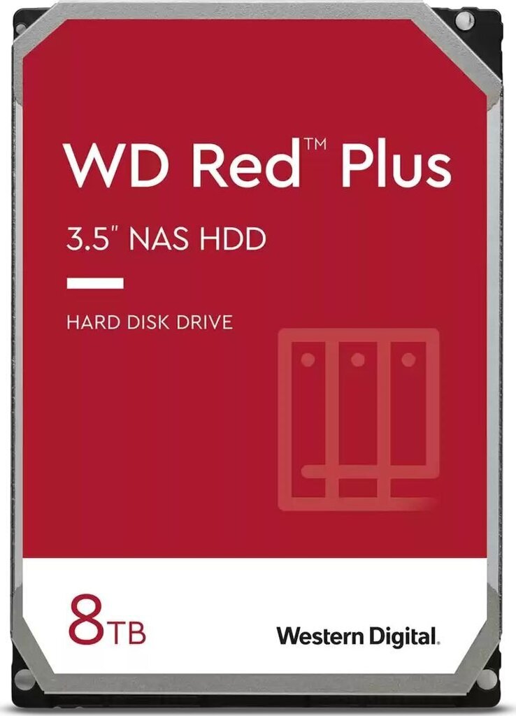 WD Red Plus WD80EFZZ цена и информация | Sisemised kõvakettad | hansapost.ee