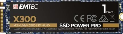 Emtec X300 Power Pro ECSSD1TX300 цена и информация | Sisemised kõvakettad | hansapost.ee