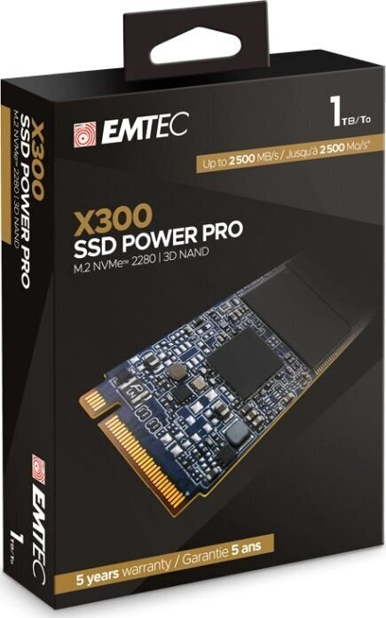 Emtec X300 Power Pro ECSSD1TX300 hind ja info | Sisemised kõvakettad | hansapost.ee