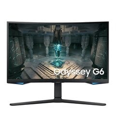 Samsung Odyssey G6, 27'', QHD, 240Hz, curved, LED VA, must - Monitor hind ja info | Monitorid | hansapost.ee