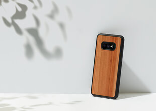 Mobiiltelefoni tagus Man&Wood sobib Samsung Galaxy S10 Lite, Cappuccino, Must hind ja info | Elektroonikaseadmete tarvikud defektiga pakendis | hansapost.ee