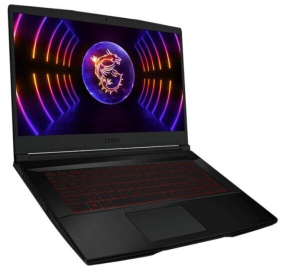 MSI 15.6'' Thin GF63 12VF i7-12650H 16GB 512GB SSD RTX 4060 Windows 11 hind ja info | Sülearvutid | hansapost.ee