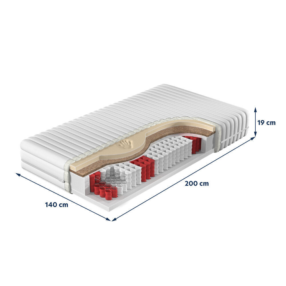 Madrats Selsey Natmos, 140x200 cm hind ja info | Madratsid | hansapost.ee