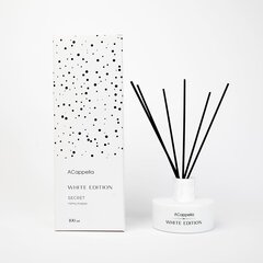 Kodulõhnastaja koos pulkadega Acappella White Edition Secret, 100 ml hind ja info | Lõhnapulgad ja kodulõhnastajad | hansapost.ee