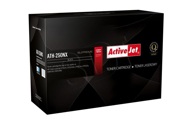 Activejeti toonerikassett ATH-250NX (asendus mudelile HP 504X CE250X, Canon CRG-723HB) hind ja info | Laserprinteri toonerid | hansapost.ee