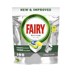 Капсулы для автоматических посудомоечных машин FAIRY Platinum LEMON, 55 шт. цена и информация | Гели для посудомоечных машин | hansapost.ee