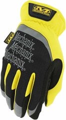 Kindad Mechanix FastFit® 08 must/kollane S hind ja info | Töökindad | hansapost.ee