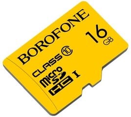 Mälukaart Borofone microSD 16Gb ilma adapterita hind ja info | Mälukaardid mobiiltelefonidele | hansapost.ee