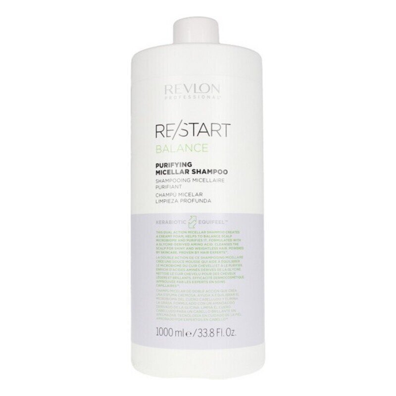 Revlon Re-Start Balance puhastav mitsellšampoon 1000ml hind ja info | Šampoonid | hansapost.ee