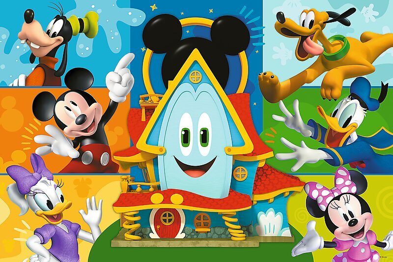 Pusle Maxi Mickey Mouse ja sõbrad, 24 elementi цена и информация | Pusled lastele ja täiskasvanutele | hansapost.ee