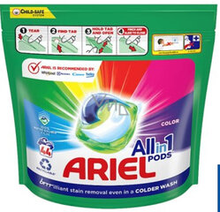 Капсулы для стирки Ariel Color, 44 шт. цена и информация | Моющие средства | hansapost.ee