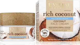 Увлажняющий крем для лица Eveline Rich Coconut, 50 мл цена и информация | Кремы для лица | hansapost.ee