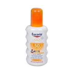 Eucerin Kids Sun Spray SPF 50+ - Väga kõrge kaitsega päikesekaitsesprei lastele 200 ml цена и информация | Кремы от загара | hansapost.ee