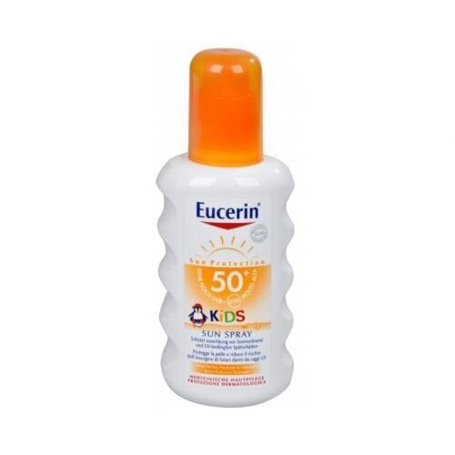 Eucerin Kids Sun Spray SPF 50+ - Väga kõrge kaitsega päikesekaitsesprei lastele 200 ml цена и информация | Päikesekaitse ja päevitusjärgsed kreemid | hansapost.ee