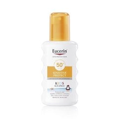 Eucerin Kids Sun Spray SPF 50+ - Väga kõrge kaitsega päikesekaitsesprei lastele 200 ml цена и информация | Кремы от загара | hansapost.ee