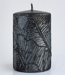 Парафиновая свеча, 7x17,5 см - черная цена и информация | Свечи, подсвечники | hansapost.ee
