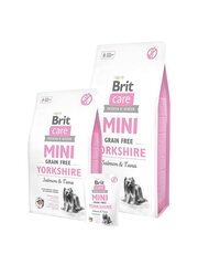 Brit Care Mini Grain Free для взрослых Йоркширских терьеров Brit Care Mini Grain Free с лососем и тунцом цена и информация | Сухой корм для собак | hansapost.ee