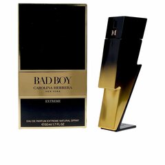 Мужская парфюмерия Carolina Herrera EDP Bad Boy Extreme 50 ml цена и информация | Мужские духи | hansapost.ee