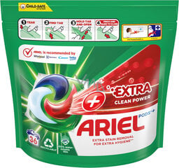 Ariel Extra Clean pesukapslid, 36 tk hind ja info | Ariel Kodukaubad | hansapost.ee