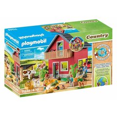 Konstruktor Playset Playmobil 71248 Country Furnished House with Barrow and Cow 137 tk hind ja info | Klotsid ja konstruktorid | hansapost.ee