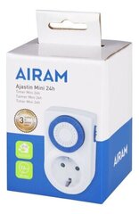 Розетка - таймер Airam Ajastin Mini цена и информация | Выключатели, розетки | hansapost.ee
