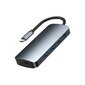 C-tüüpi USB-jaotur Remax RU-U91 9in1 USB3.0x3, HDMI, tüüp C, SD, MicroSD, RJ45, Aux цена и информация | USB adapterid ja jagajad | hansapost.ee