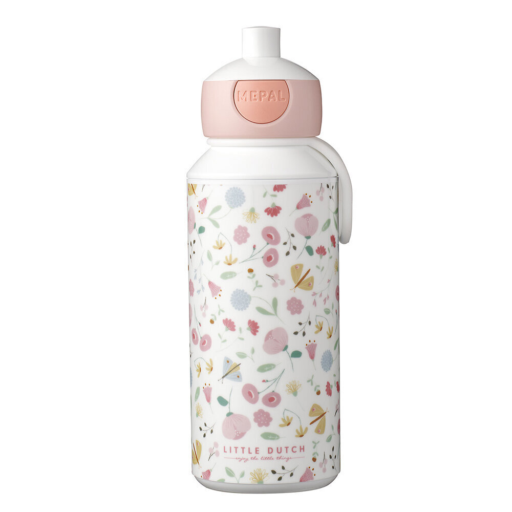 Laste joogipudel Mepal 'Flowers & butterflies', 400 ml, mitmevärviline цена и информация | Joogipudelid | hansapost.ee