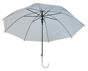 Transparent white umbrella цена и информация | Iso Trade Одежда, обувь и аксессуары | hansapost.ee
