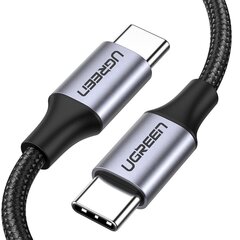 UGREEN Кабель UGREEN USB-C 2.0 — USB-C 2.0 3A для передачи данных, 1 м цена и информация | Кабели для телефонов | hansapost.ee