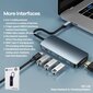 Adapter Remax RU-U5 5 In1 HDMI, 3x3.0USB, USB-C-Type-C / USB-C dokkimisjaam цена и информация | USB adapterid ja jagajad | hansapost.ee