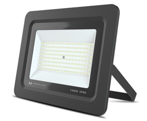 Forever PROXIM II Комнатный & Уличный IP66 LED PIR Прожектор 100W 8000 люменов холодно белый 4500K Черный цена и информация | Уличные светильники | hansapost.ee