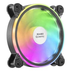 Вентилятор Mars Gaming MFXW DUAL ARGB 1100 rpm 14 dB Ø 12 cm: Цвет - Белый цена и информация | Компьютерные вентиляторы | hansapost.ee