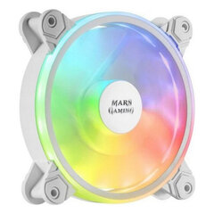 Вентилятор Mars Gaming MFXW DUAL ARGB 1100 rpm 14 dB Ø 12 cm: Цвет - Белый цена и информация | Mars Gaming Компьютерная техника | hansapost.ee