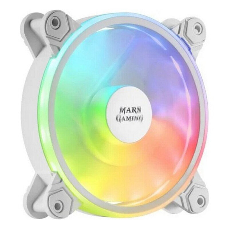 Ventilaator Mars Gaming MFXW DUAL ARGB 1100 rpm 14 dB Ø 12 cm: Värvus - Valge цена и информация | Arvuti ventilaatorid | hansapost.ee