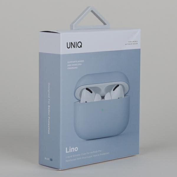 Uniq Liquid AirPods Pro Silicone Blue hind ja info | Kõrvaklapid | hansapost.ee