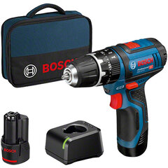 Akulööktrell Bosch GSB 12V-15 price and information | Cordless drills, drills and screwdrivers | hansapost.ee