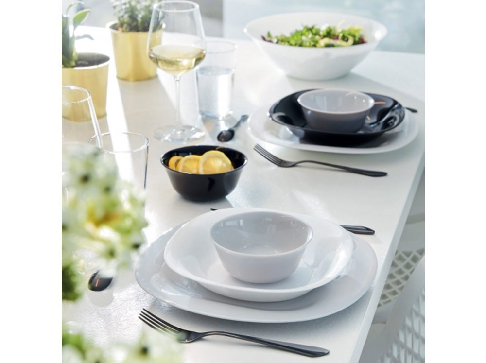 Õhtusöögiserviis Luminarc Carine Grey White, 18-osaline цена и информация | Lauanõud ja nõude komplektid | hansapost.ee