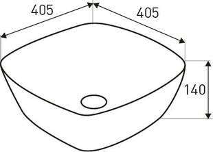 Keraamiline valamu Kerra KR 650 цена и информация | Раковины | hansapost.ee