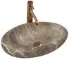 Valamu REA Roxy, 49 cm, natural stone цена и информация | Vannitoa valamud, kraanikausid | hansapost.ee