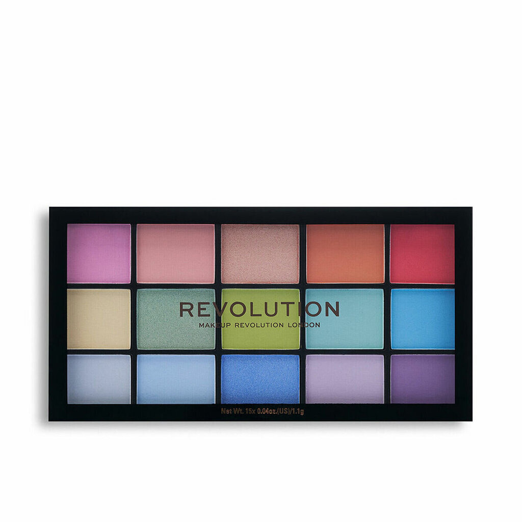 Lauvärvi palett Revolution Make Up Reloaded Sugar Pie 15 värvi цена и информация | Lauvärvid, ripsmetušid ja silmapliiatsid | hansapost.ee