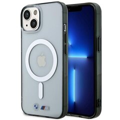 Etui BMW BMHMP14SHCRS iPhone 14 6.1" transparent hardcase Silver Ring MagSafe цена и информация | Чехлы для телефонов | hansapost.ee