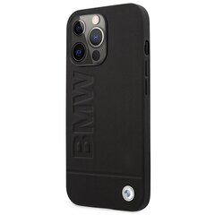 Etui BMW BMHMP14XSLLBK iPhone 14 Pro Max 6,7" czarny|black hardcase Signature Logo Imprint Magsafe цена и информация | Чехлы для телефонов | hansapost.ee